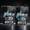 Meta Nutrition Creatina Monohidratada Micronizada Pura. 500gr, 100 Porciones. 100%