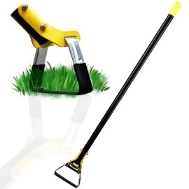 Nicecho 42'' L Stirrup Hula Hoe Scuffle Garden tool for remove Weed loose soil lawn land