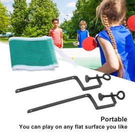 Table Tennis Net and Post, Mini Table Tennis Net Post Table Tennis Equipment Table Tennis Mesh Ball Set for Kids Adults for Indoor Outdoor