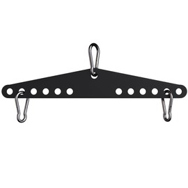 AIYOTAR Double to Single Pulley Adaptor Plate, Double to Single D Handle Cable Weight Workout Pulley System Adaptor, Double to Single Adaptor Plate Lat T Bar Row Pull Up Down, LAT Pull Down Attachment