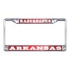 Arkansas Razorbacks Plate_Frame (MIRROR DOMED ARK PLATE FRAME (11111))