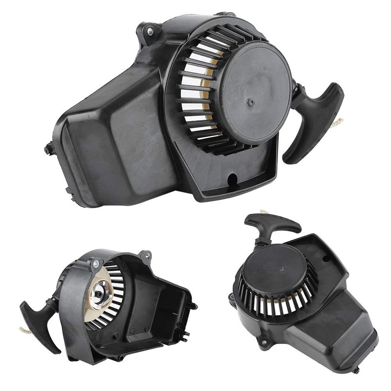 Motorcycle Igniter, Plastic Black Mini Motorcycle Pull Start Igniter 47-49cc