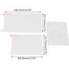 Jinshining 2Pcs LCD Screen Protective Film Top Bottom Protector Skin