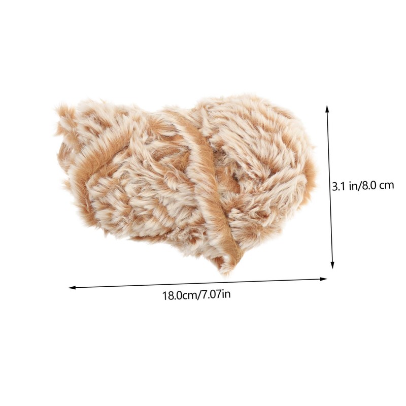 OHPHCALL 1 Roll Replaceable Polyester Crochet Yarn Comfortable and Supple