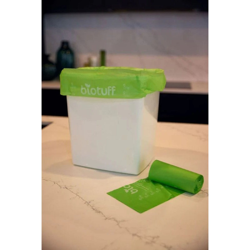 BIOTUFF General Use Bin Liners Medium 20L 25pk