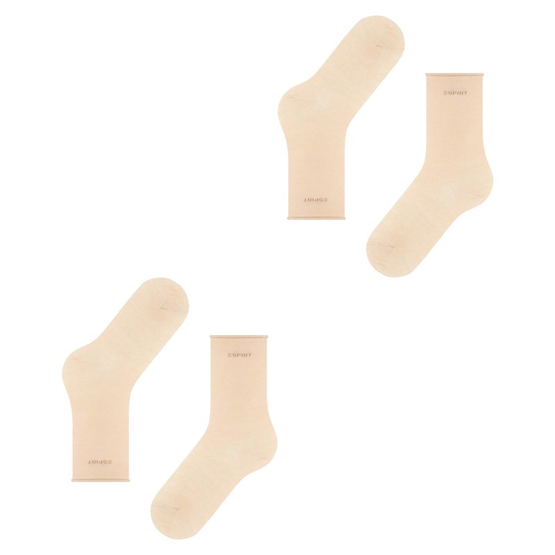 ESPRIT Women's Basic Pure Multipack W So Cotton Plain Socks