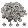 hobbyhub 100Pcs Bear Paw Pattern Charms,0.71x 0.58inch Metal Hollow Charms,for