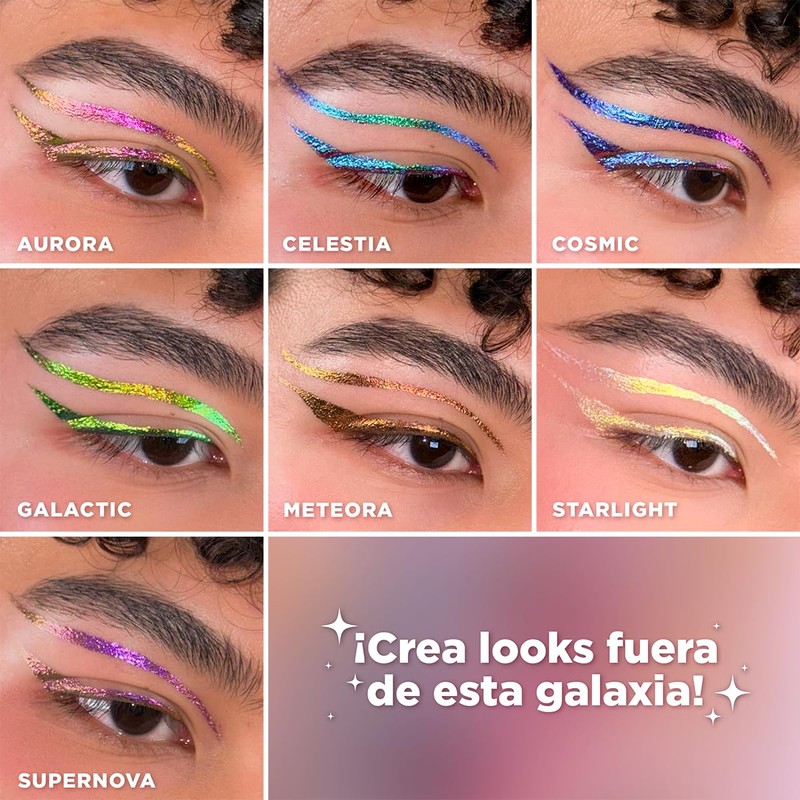 JGLiner - High Chrome Liquid Eyeliner. Delineador liquido efecto multicromatico