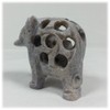 Soapstone Elephant Statuette - 5cm Soapstone Elephant Figurine - Small