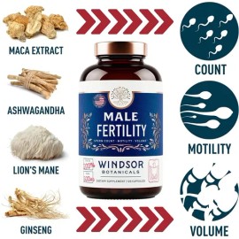 Suplemento De Fertilidad Masculina 120 Capsulas Hecho En Usa