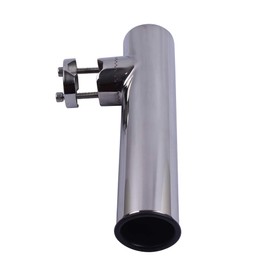 Stainless Steel Fishing Rod Holder, XK MARINE Boat Stainless Rod Holder Clamp on 7/8'' 1'' Rail for Marine Yacht, Camper, Truck, RV