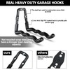 3-H Super Heavy Duty Garage Hooks 6 Pack, One-Piece Construction