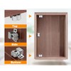 6 Pack Cabinet Latch - Double Roller Catch Hardware for