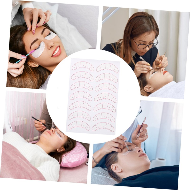 Ipetboom Eyelash Isolation Pads 70 Sheets Dual Scale Lash Mapping