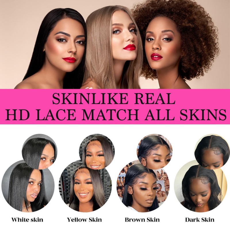 Funnaura 4PCS Wig Glue Lace Front Set, Waterproof Strong Hold
