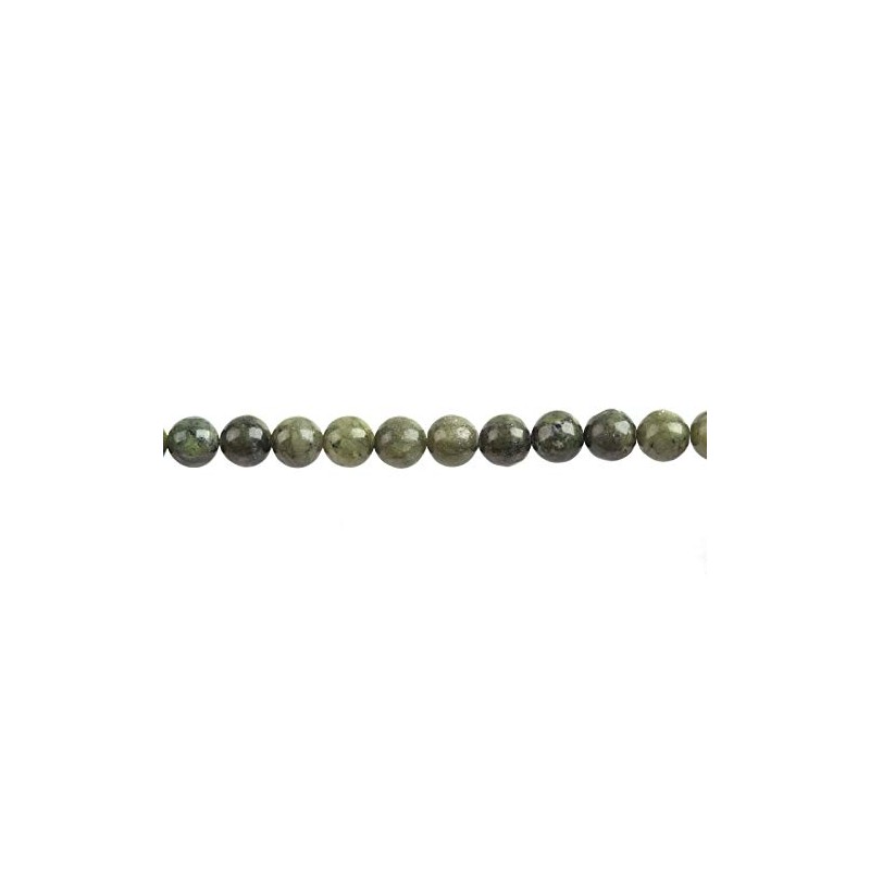 Jade Verde Natural de 8 mm, Abalorio Redondo y Suave,