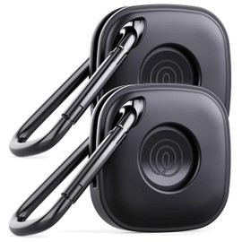 DDJ Case for Life360 Tile Mate Tracker Holder with Keychain 2-Pack