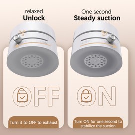 Vacuum Suction Magnetic Phone Holder 2025 Car Mount, Phone Holder Car Accessories for All Cars Phone Mount for Cellphone Smartphone Mount Stand, White