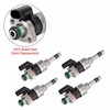 PENXD 55577403 4pcs Stainless Steel Fuel Injector, Compatible with Chevy
