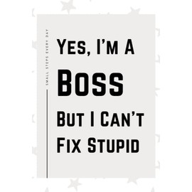 Boss Gifts: Blank Lined Journal Notebook, an Appreciation Thank You and Funny Gift for Bosss