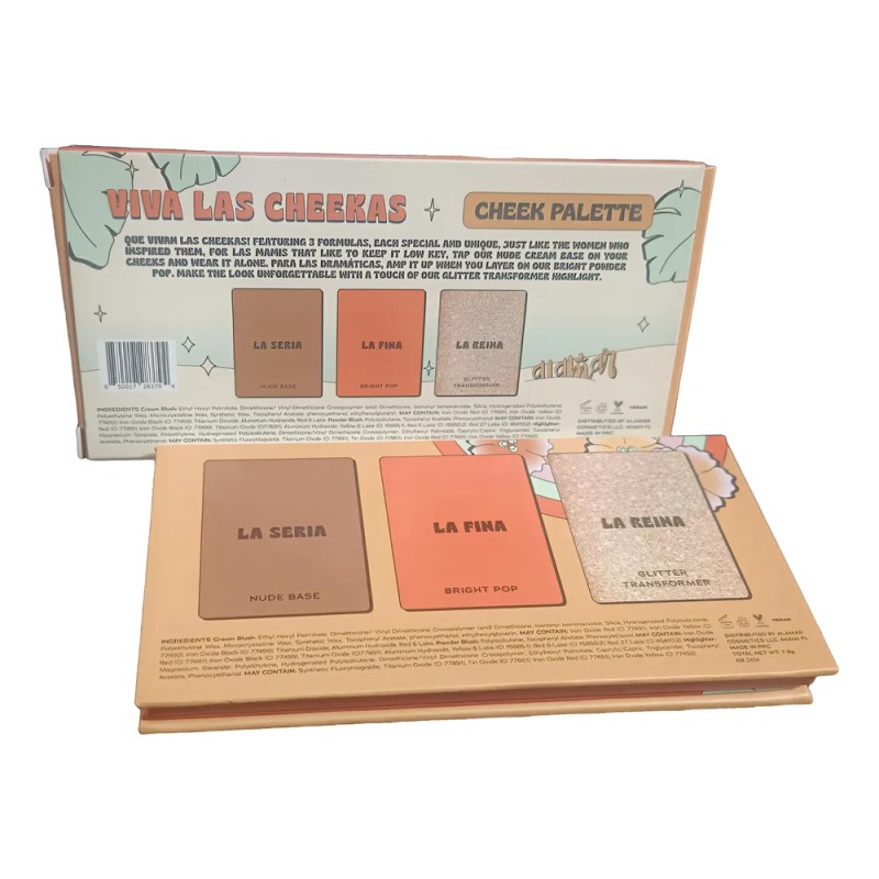 Cheek Palette / Viva Las Cheekas / Rubor E Iluminador