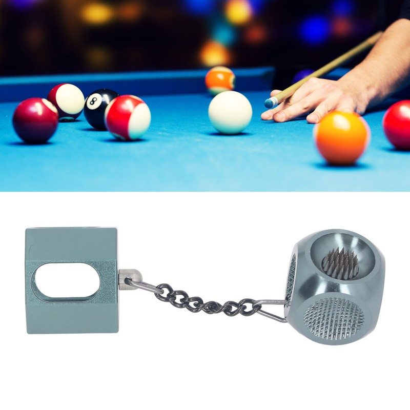 Billiard Chalk Holder Aluminum Alloy Portable Magnetic Pool Cue Chalk