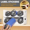 SpaceAid Bamboo Water Bottle Organizer with Labels, Kitchen Pantry Storage
