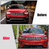 sportuli - Cubierta de luz antiniebla delantera negra para Jeep