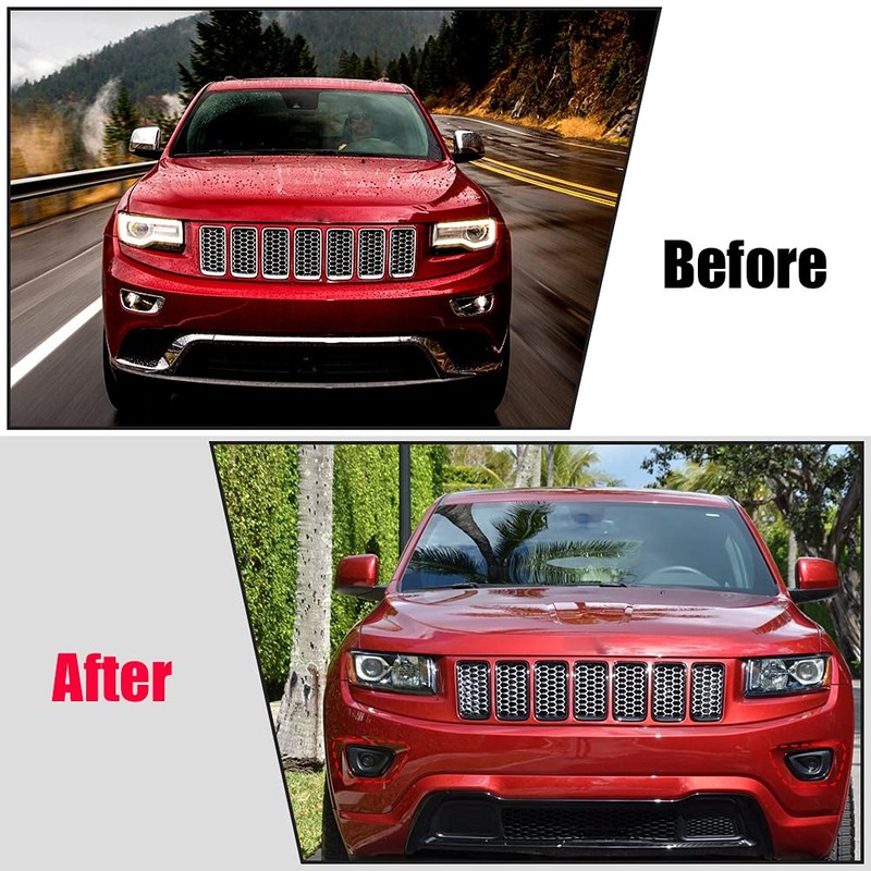 sportuli - Cubierta de luz antiniebla delantera negra para Jeep