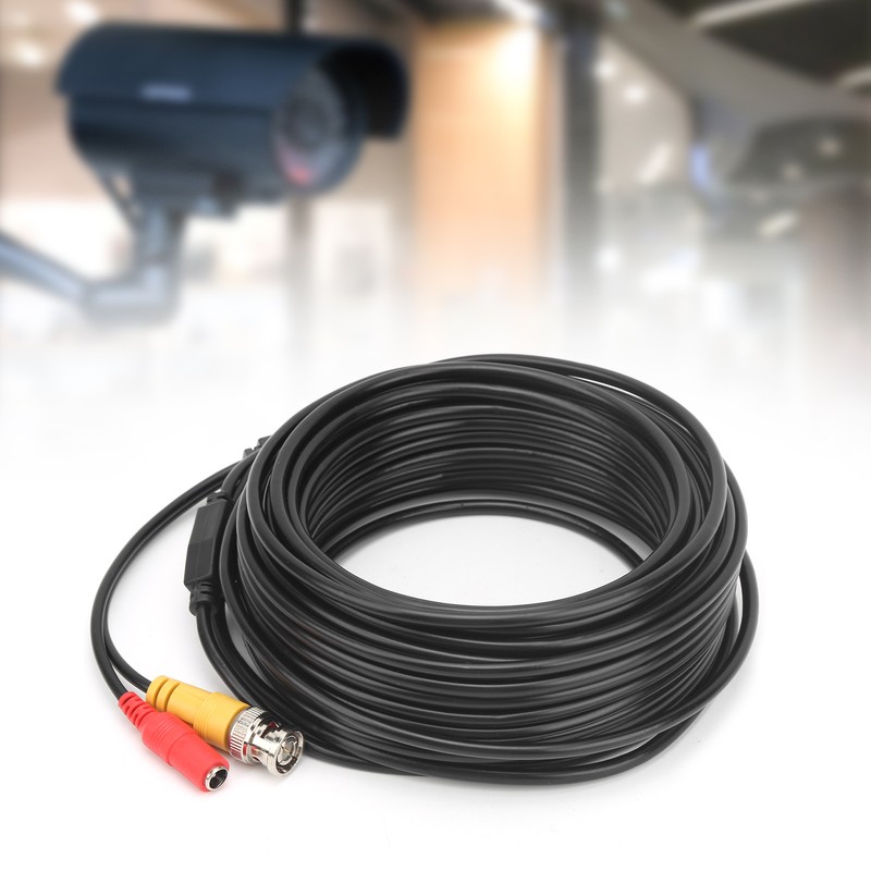 BNC+DC Video Power Cable Security Camera CCTV Wire Cord W