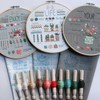 ETSPIL 3 Sets Embroidery kit for Beginners Adults，Learn 33 Different