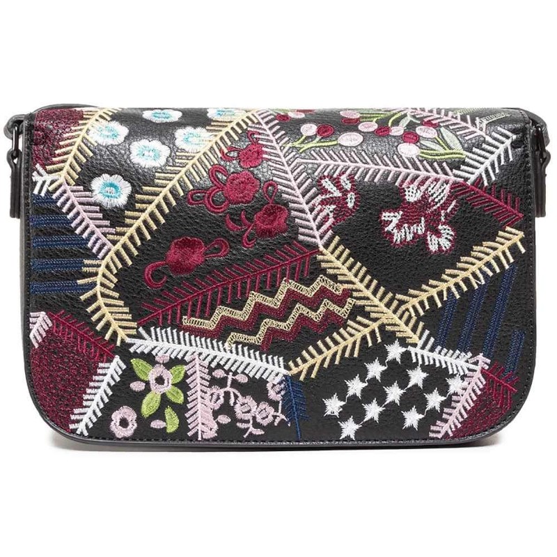 Desigual Women's Accessories PU Across Body Bag, Black, U EU,