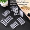 Innconee 8 Pcs Bracket Spacer Blocks Curtain Spacers for Drapes