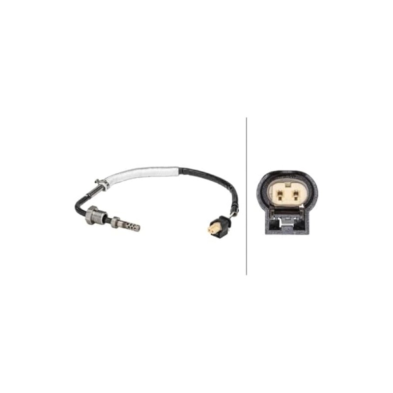 HELLA 6PT 358 181-061 Sensor, exhaust gas temperature - 2-pin