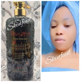 Bella-white Glutta-glow Whitening Body Wash Shower Gel With Papaya 1000ml x1👌