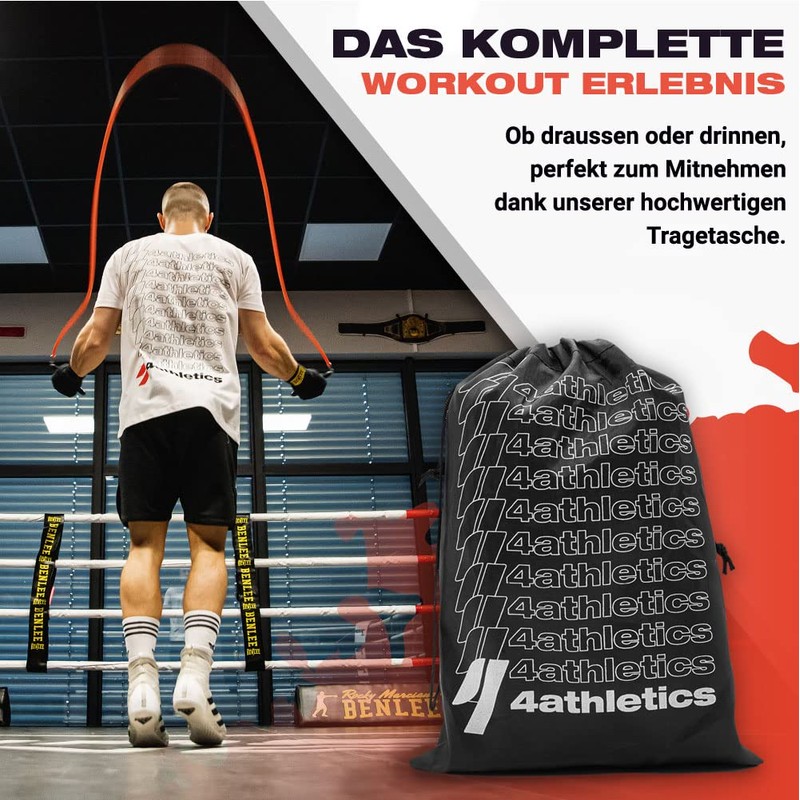 4athletics Premium Skipping Rope Heavy Premium Skipping Rope for Full