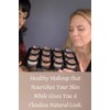Ageless Derma Mineral Face Powder Foundation Makeup. Natural Full Coverage