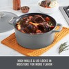 Zakarian x Dash Nonstick Cast Iron Dutch Oven - Heavy-Duty