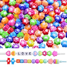 Large Hole Beads for Keychains 100pcs Chunky Beads Paracord Bag Charm Bead