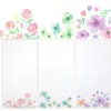 Iyo Washi Envelopes, Colorful Flowers, Brush and Pen, Oblong No.