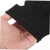 KONTONTY Protective Half Finger Gloves Nylon Coated Non-slip Thin Design