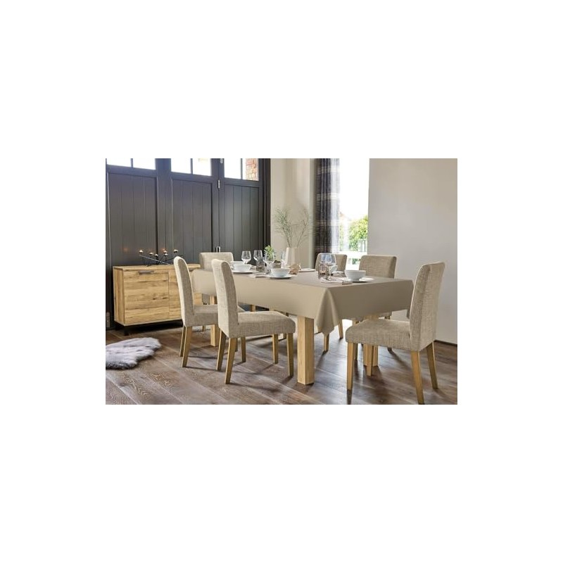 d-c-fix Oilcloth Tablecloth PVC-Free Almond – Washable Waterproof – Indoor