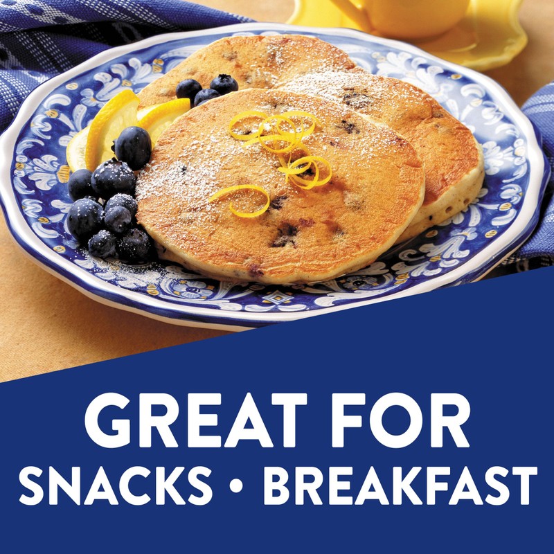 Krusteaz Complete Pancake Mix, Blueberry Pancake Mix, 25.2-Ounce Box (Pack