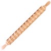 Norpro New Italian Wood Ravioli Rolling Pin Pasta Mold 18"