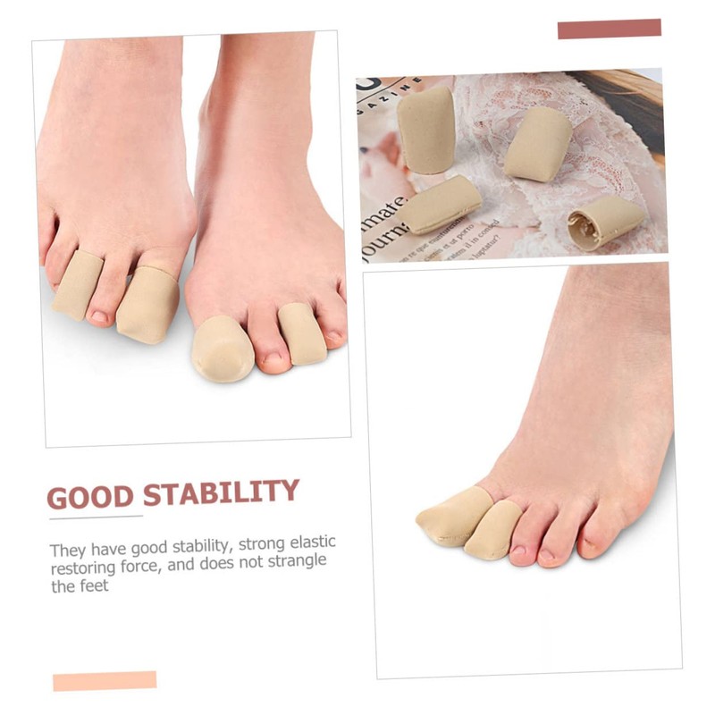 NOLITOY Elastic Toe Covers Toe Protective Sleeves Toe Anti-wear Covers