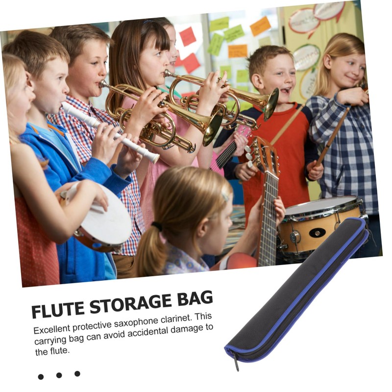 Gatuida Flute Carry Bag Portable Recorder Instrument Case with Soft