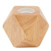Wooden Diamond Lamp Base E27 Socket Modern Small Wood Table