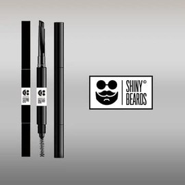 SHINY BEARDS- Pencil Beard Filler for Men- Black Colour- UK Trusted Brand