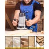 Router Bits, Allmake 3pcs Lock Miter Router Bits 1/2 Shank,