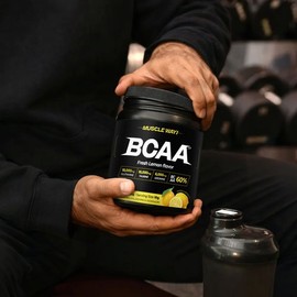 Wellness 머슬웨이 BCAA 아미노산 타우린 운동보충제 레몬맛 600g 2개 Muscleway BCAA Amino Acid Taurine Sports Supplement Lemon Flavor 600g x 2